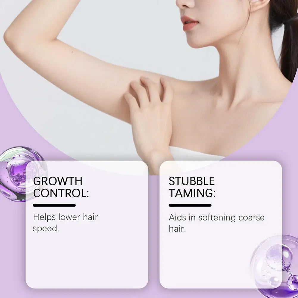Post Hair Removal Care Serum Soothing Brightening Skin Care for Keeping It Moisturized Soft Refreshed with Hyaluronic