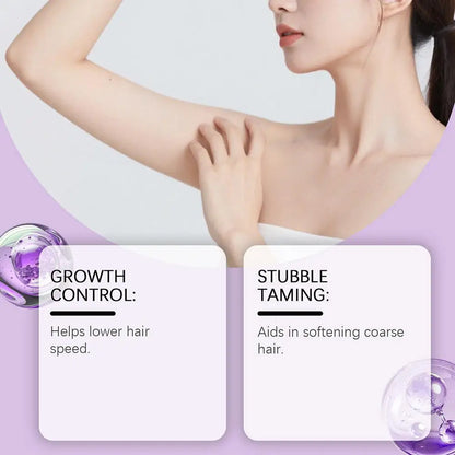 Post Hair Removal Care Serum Soothing Brightening Skin Care for Keeping It Moisturized Soft Refreshed with Hyaluronic