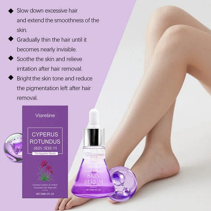 Post Hair Removal Care Serum Soothing Brightening Skin Care for Keeping It Moisturized Soft Refreshed with Hyaluronic